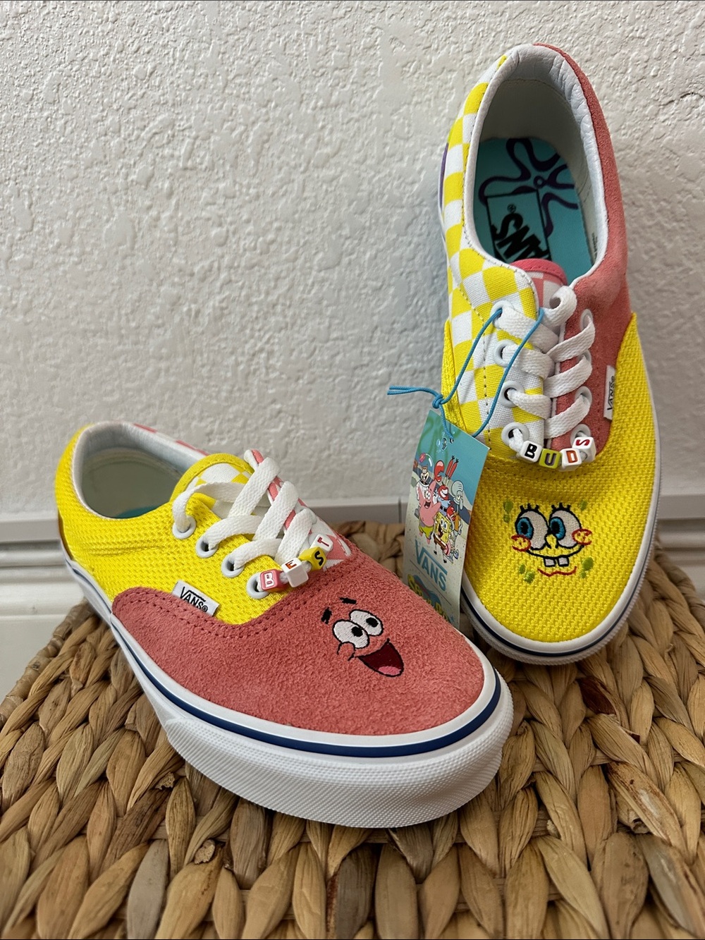 Vans SpongeBob & Patrick Era Best Friends New wTags & orig box Sz 6 W / 4.5 M
